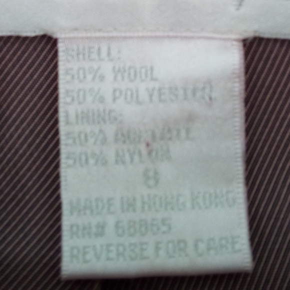 Rebecca Taylor Wool Blend Swiss Dot Gray Pink Blazer Jacket 8 Hong Kong Pockets - Picture 3 of 12